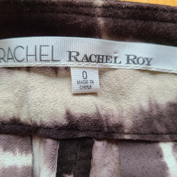 Rachel Roy Leather Mini Skirt - Picture 3 of 11